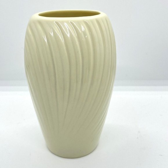 Vintage Lenox Small Mirage Collection Textured Wavy Lines Vase Taiwan 4" Tall - Picture 3 of 8